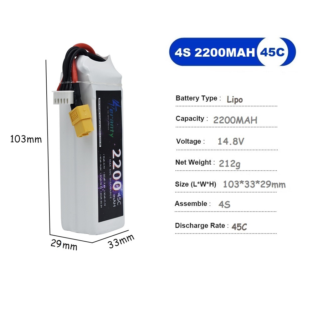 4S LiPo Batterie 14,8 V 1500 m – Lipo Battery 4S Bewertung und Preis