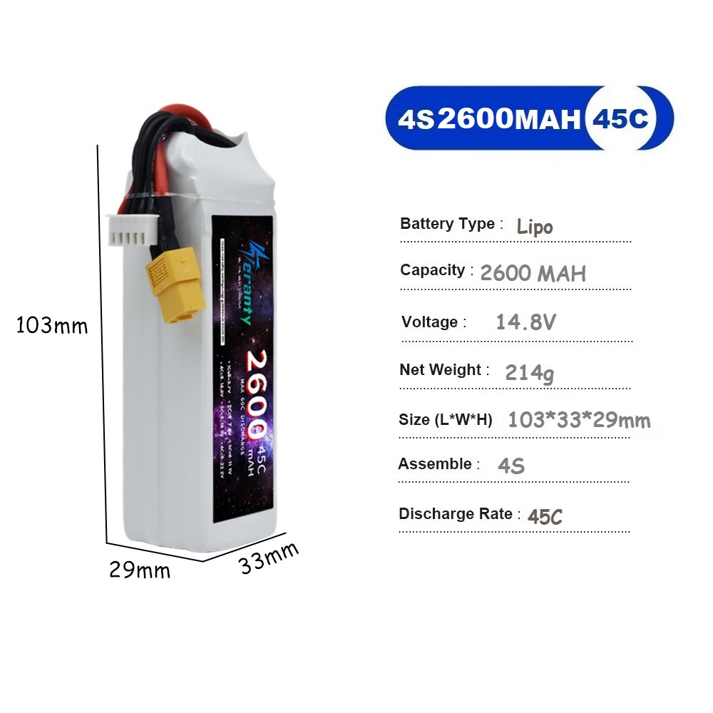 4S LiPo Batterie 14,8 V 1500 m – Lipo Battery 4S Bewertung und Preis
