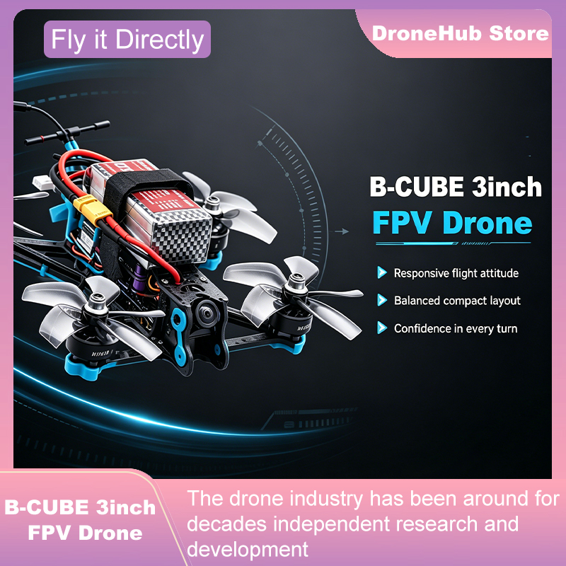 B-CUBE 3-Zoll FPV Drohnen-Rahm – F722 Flight Controller Bewertung und Preis