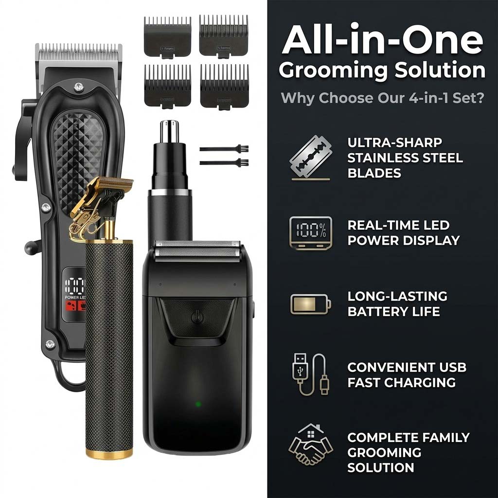 4-in-1-Haarschneideset für Her – 4 In 1 Esc Bewertung und Preis