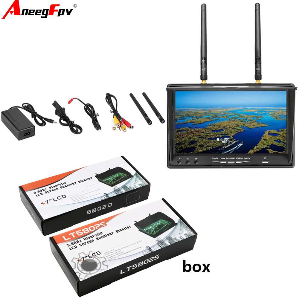 LCD5802D LCD5802S 7-Zoll-5,8 G – Goggles Fpv Bewertung und Preis
