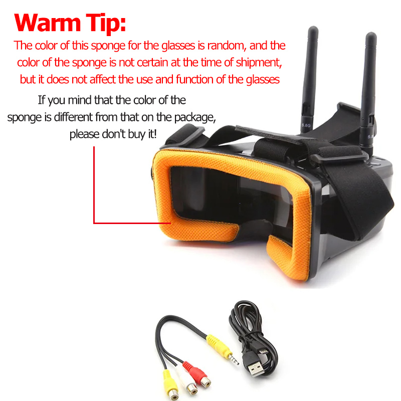 VR009 FPV-Videobrille, 3 Zoll, – Goggles Fpv Bewertung und Preis